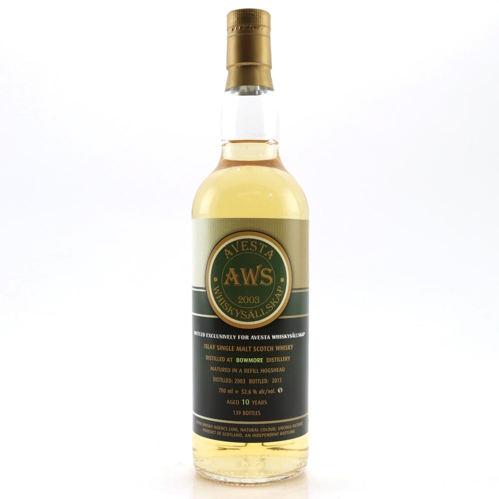 Bowmore 2003 Whisky Agency 10 Year Old / Avesta Whiskyallskap