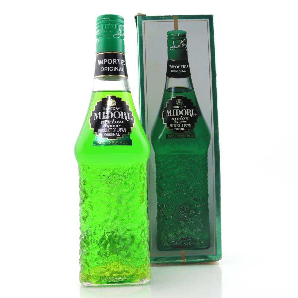 Midori Melon Liqueur 1980s / Japanese Import