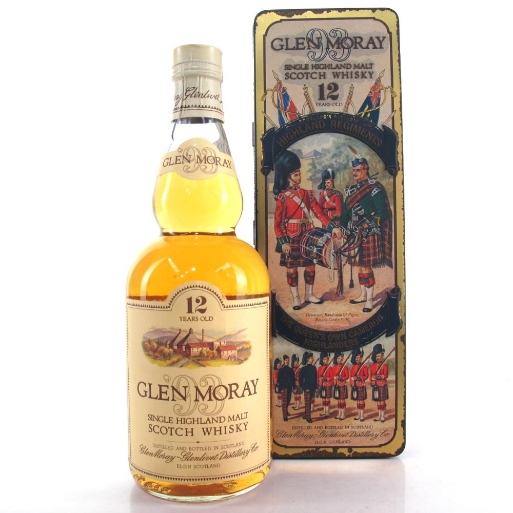Glen Moray 12 Year Old 1980s / Queens Own Cameron Highlanders