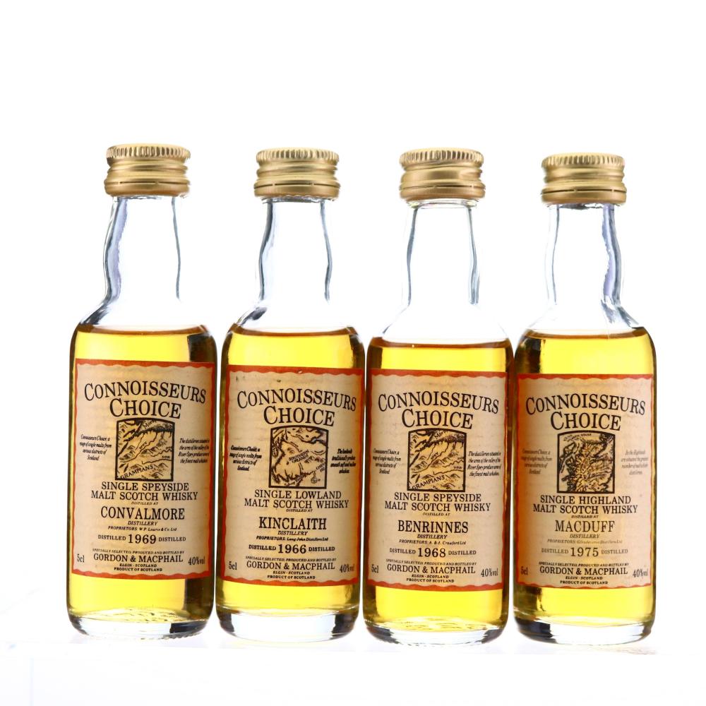 Gordon and MacPhail Miniatures x 4  / Includes Kinclaith