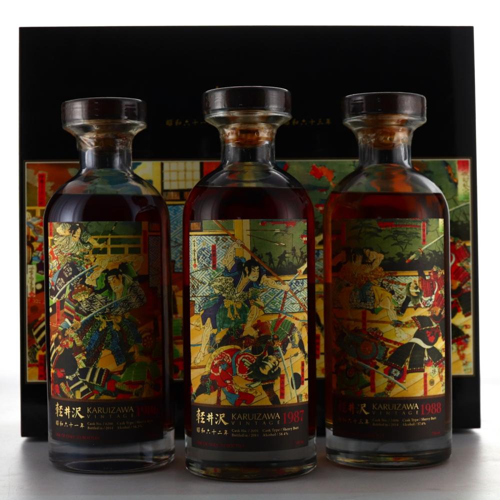 Karuizawa 1986-1988 Fight Club Collection 3 x 70cl