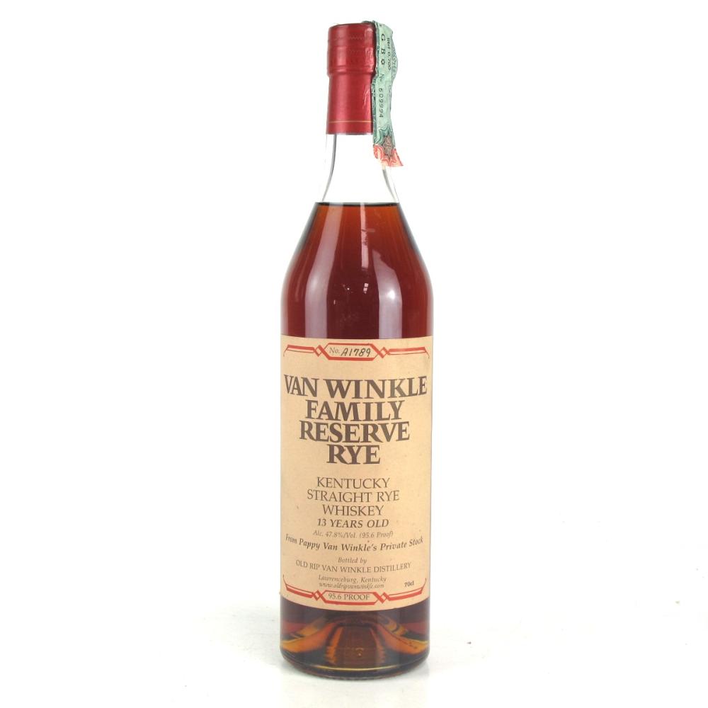 Pappy Van Winkle 13 Year Old Family Reserve Rye / 1999 Release