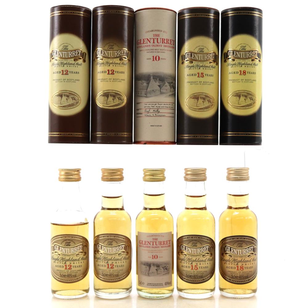 Glenturret Miniature Selection 5 x 5cl / including 18 Year Old