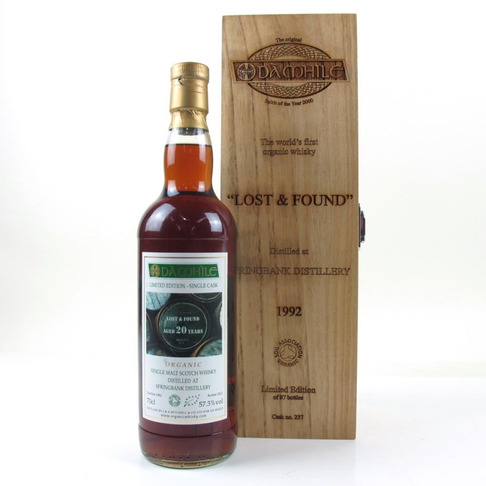 Springbank 1992 Da Mhile Single Cask #237 / Lost and Found