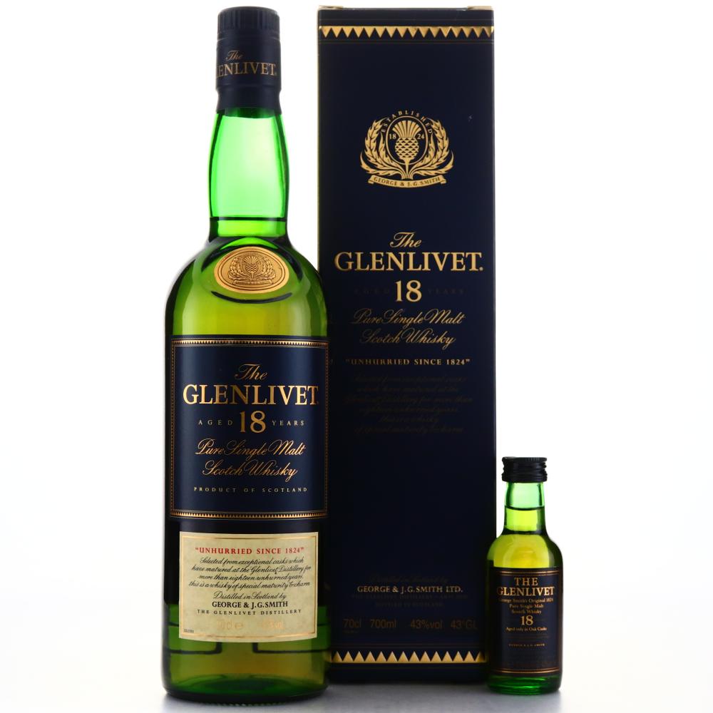 Glenlivet 18 Year Old / with Miniature