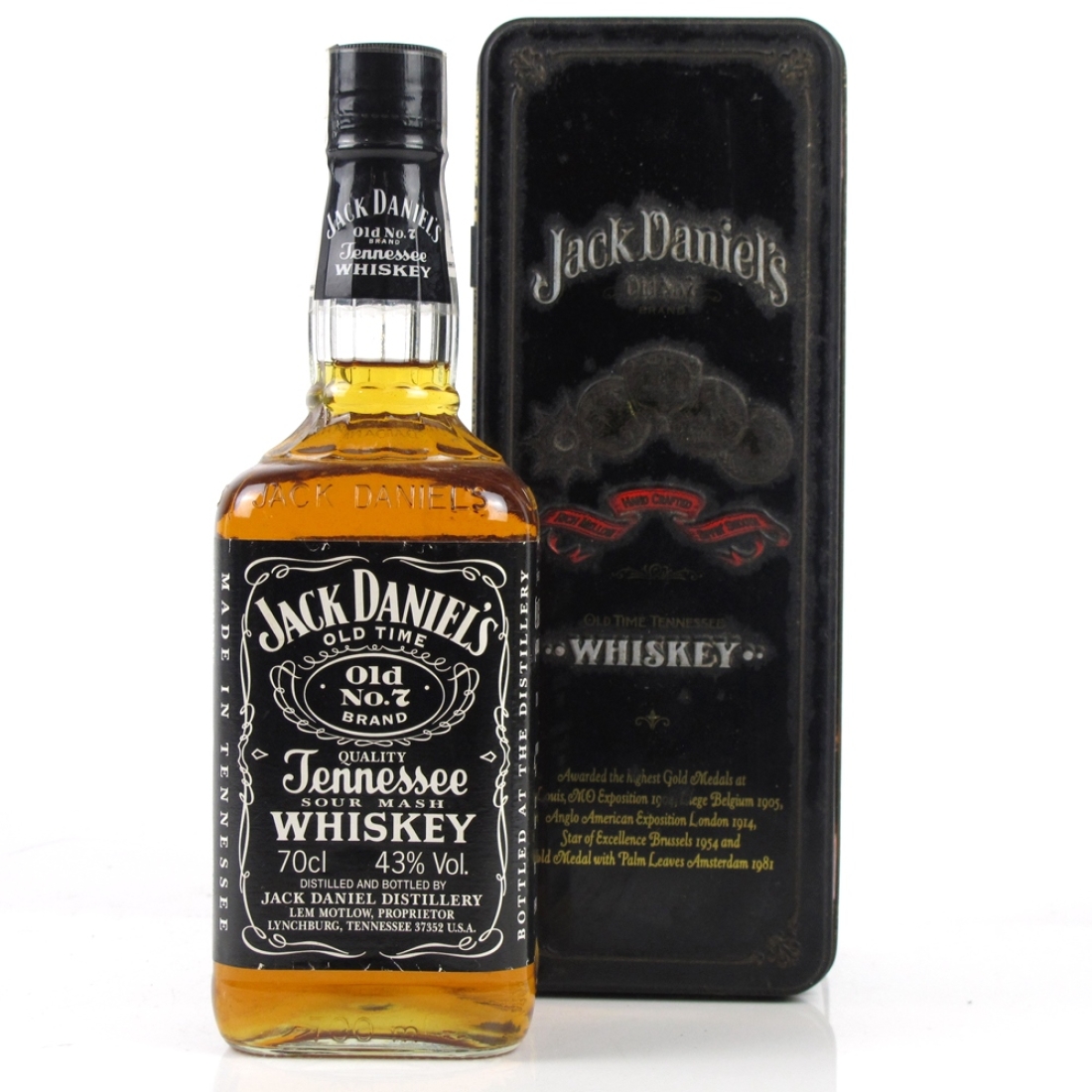 Jack Daniel's Old No7 in Presention Tin 1992-2002