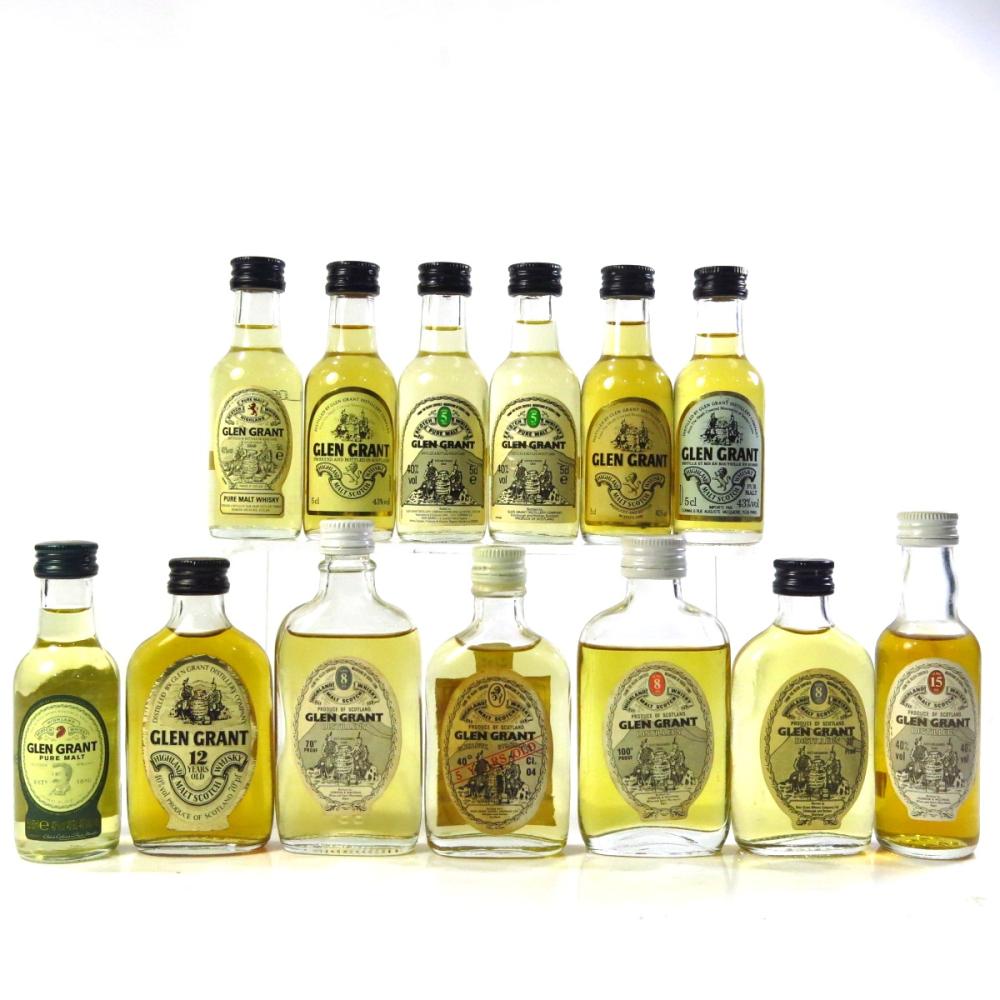 Glen Grant Miniature Selection x 13