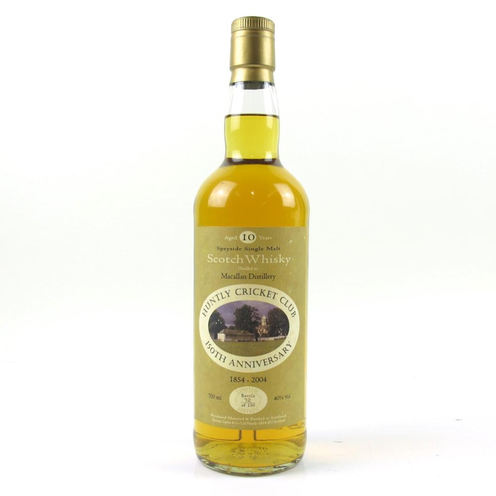 Macallan Huntly Cricket Club 150th Anniversary 10 Year Old