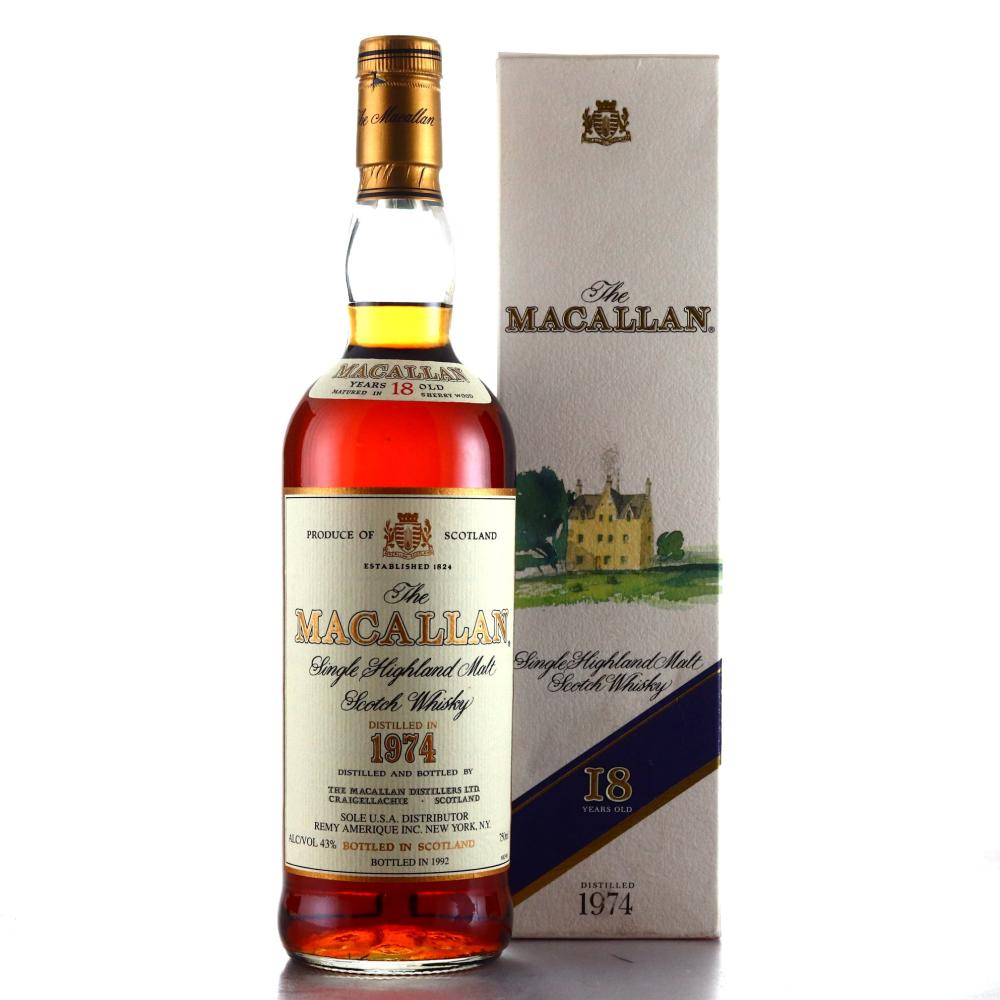 Macallan 1974 18 Year Old 75cl / US Import