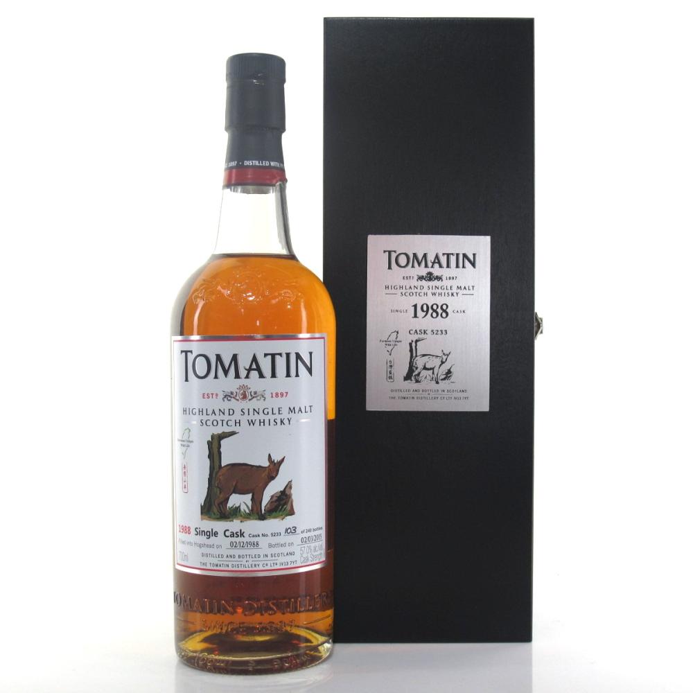 Tomatin 1988 Single Cask 26 Year Old #5233 / Formosa Unique Wildlife