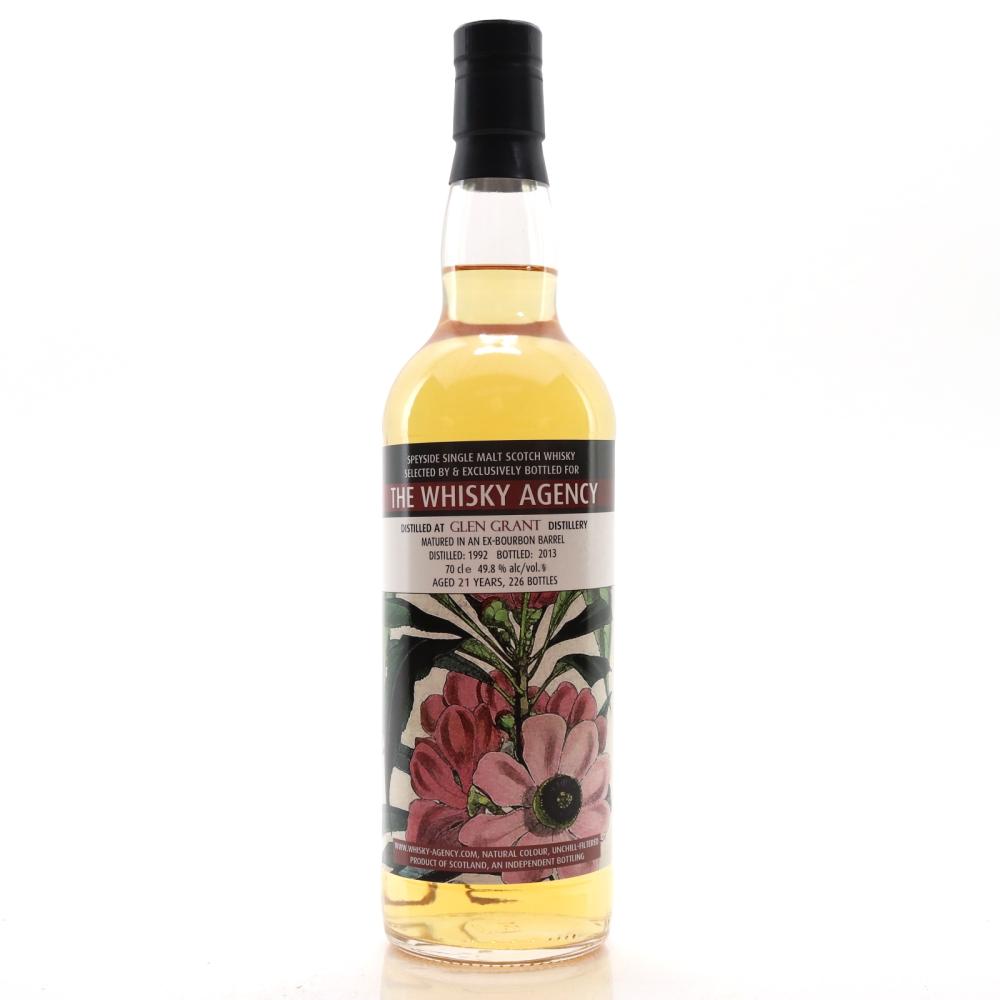 Glen Grant 1992 The Whisky Agency 21 Year Old