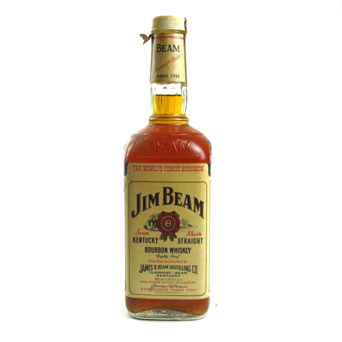 Jim Beam White Lable 1970s