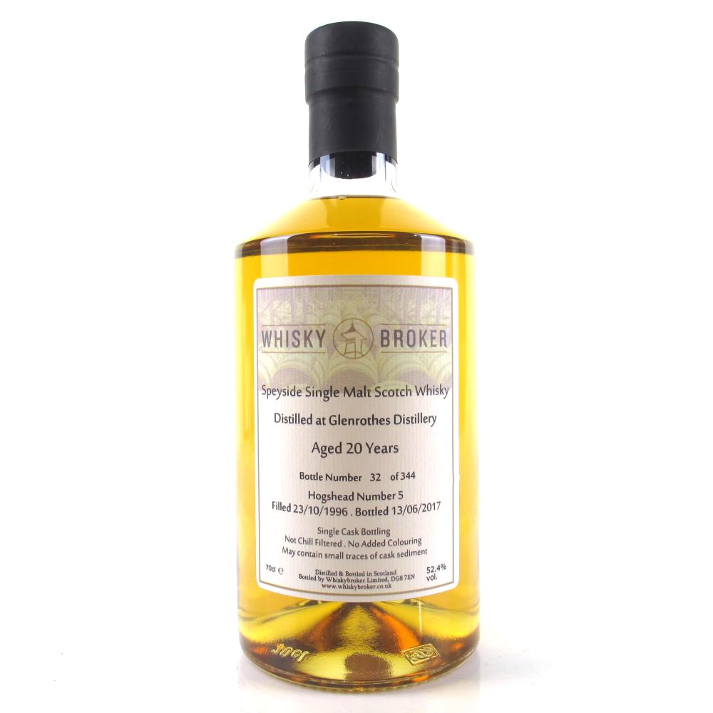 Glenrothes 1996 Whisky Broker 20 Year Old