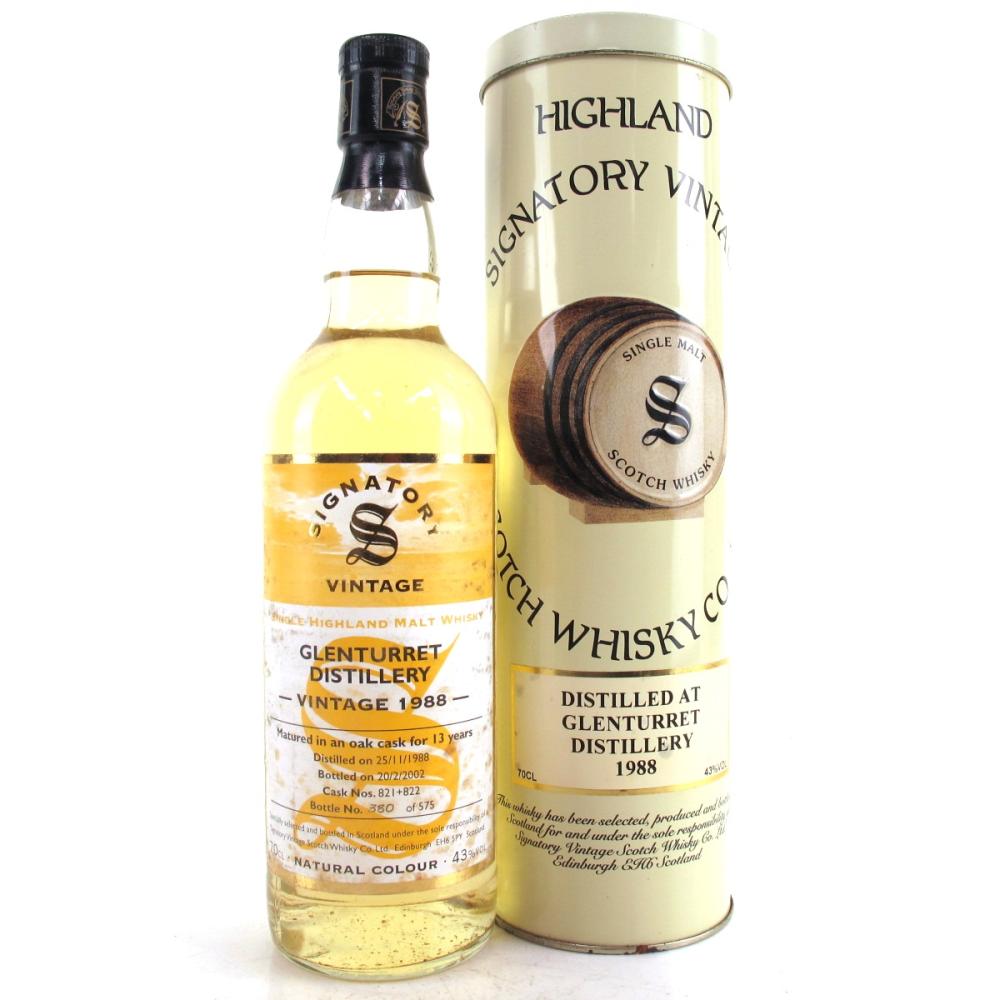 Glenturret 1988 Signatory Vintage 13 Year Old