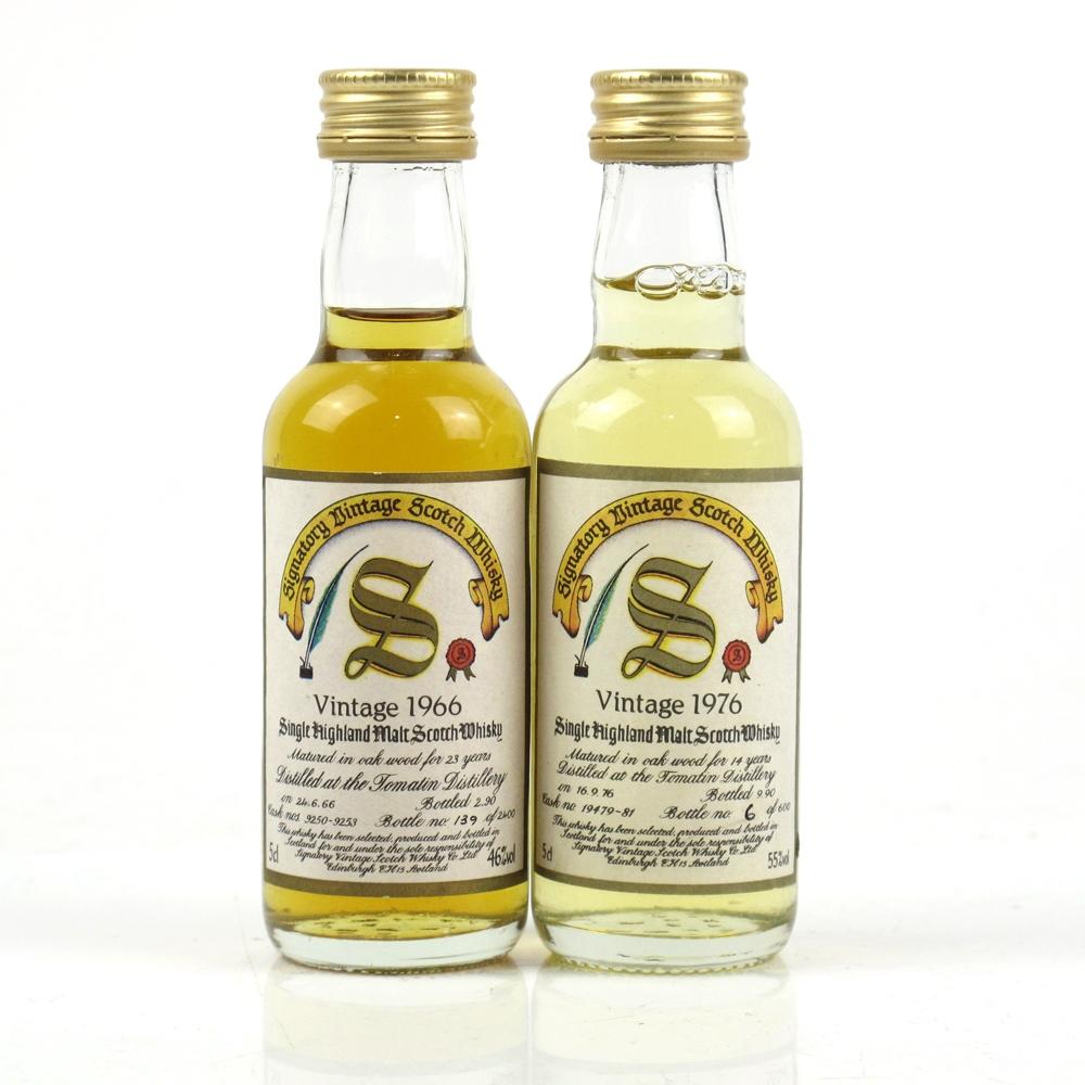 Tomatin 1966 23 Year Old and 1979 14 Year Old Signatory Vintage 2 x 5cl