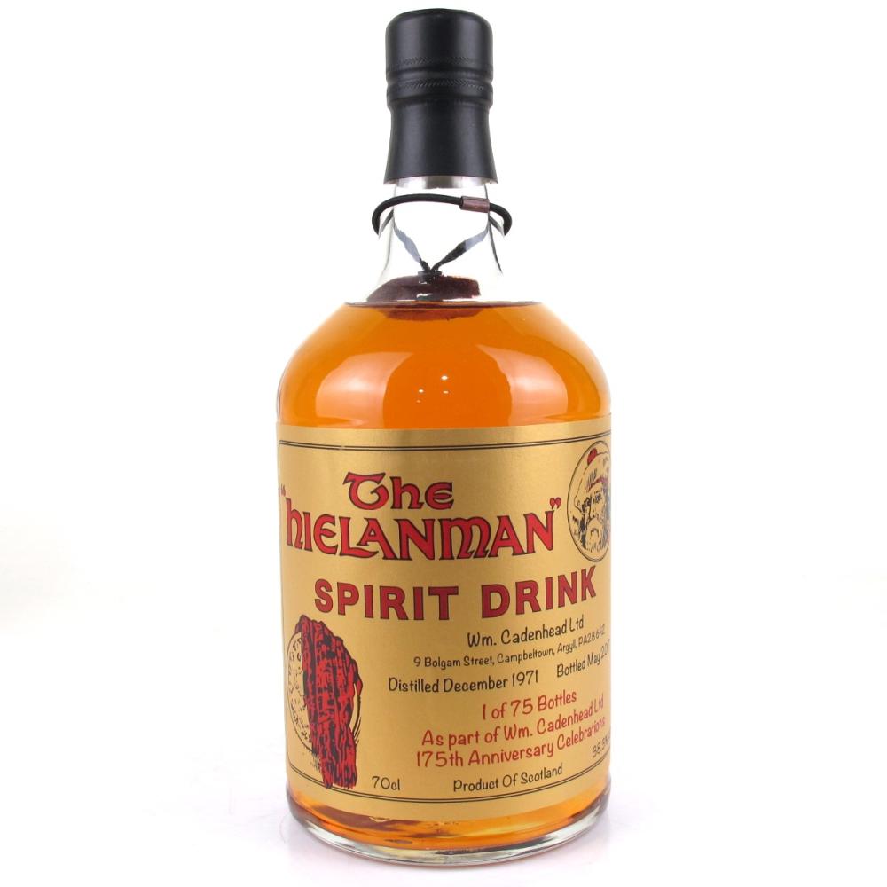 The Hielanman Spirit Drink 45 Year Old / Distilled 1971 Bottled 2017