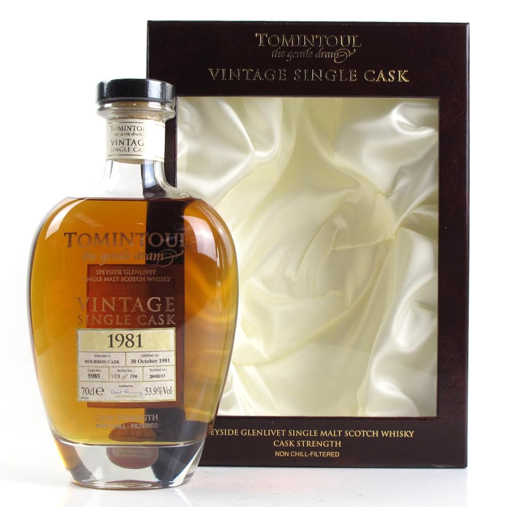 Tomintoul 1981 Single Cask 31 Year Old