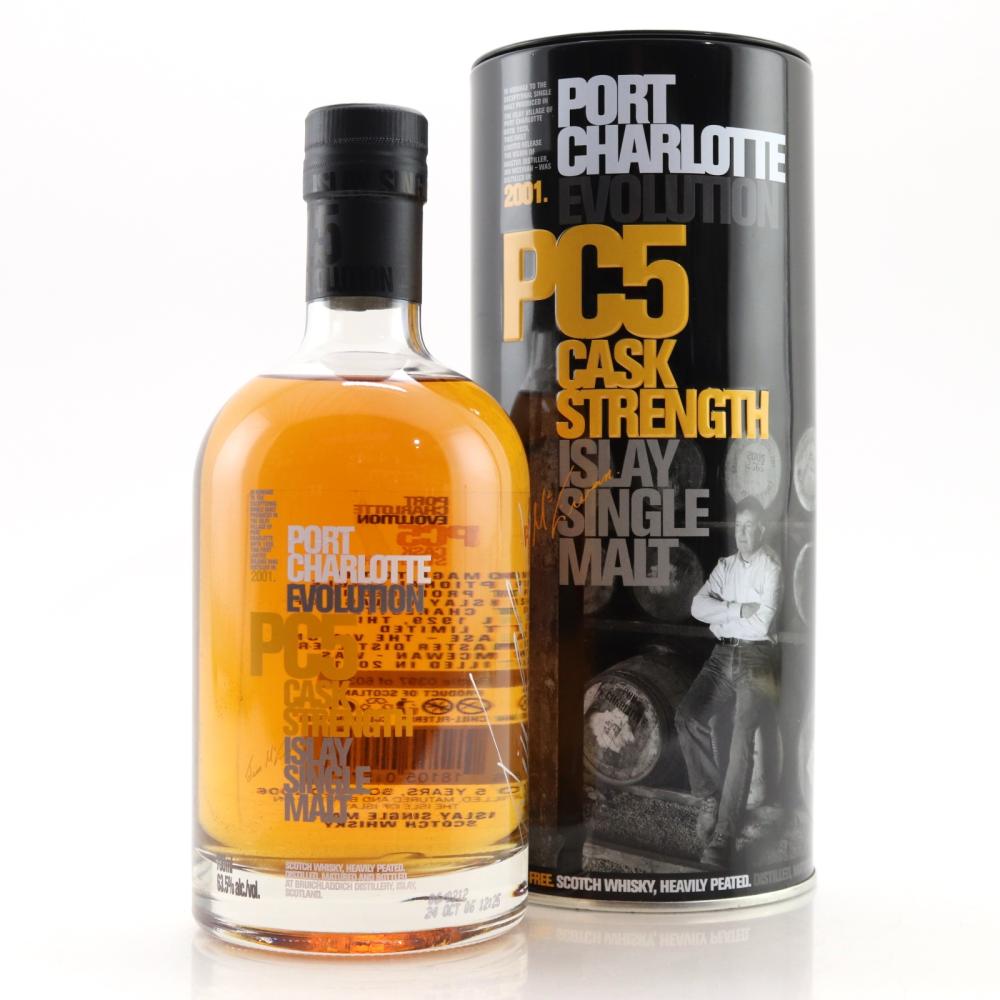 Port Charlotte 2001 Cask Strength 5 Year Old PC5 / Signed by Jim McEwan