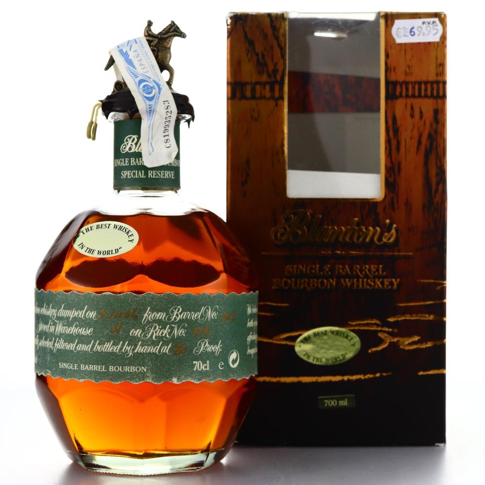 Blanton's Single Barrel Special Reserve Dumped 2006