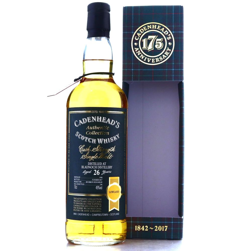 Bladnoch 1990 Cadenhead's 26 Year Old