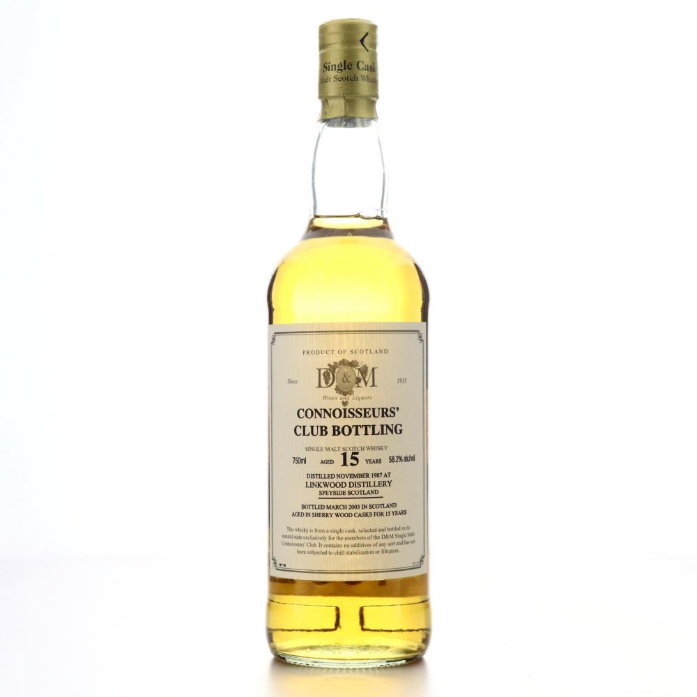 Linkwood 1987 D&M 15 Year Old 75cl / US Import