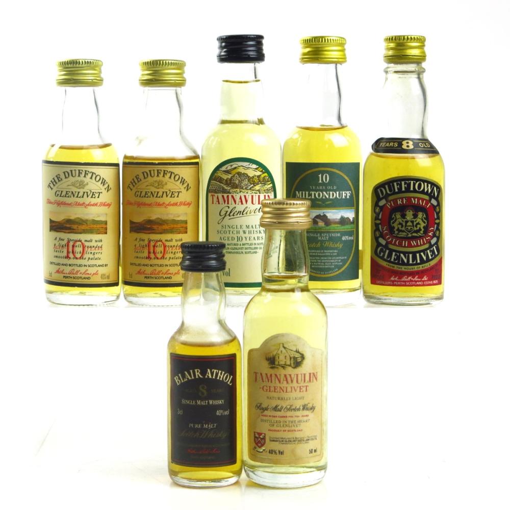 Miscellaneous Speyside  Single Malts 7 x Miniature