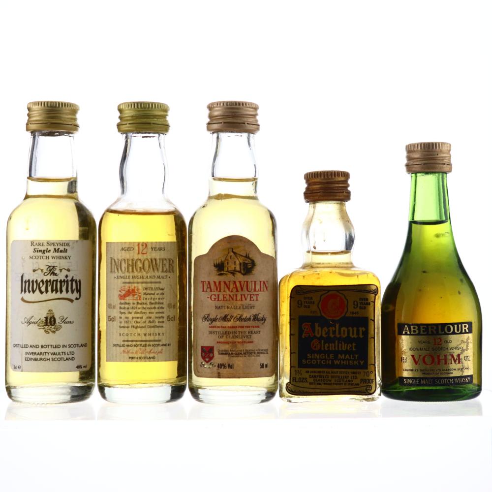 Speyside Miniature Selection x 5
