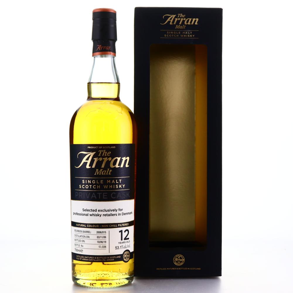 Arran 2006 Single Bourbon Cask 12 Year Old #015 / Danish Retailers