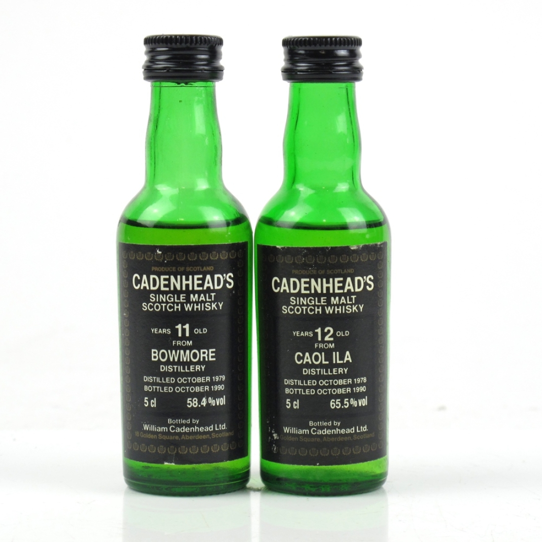 Cadenhead's Islay Miniature Pair 2 x 5cl