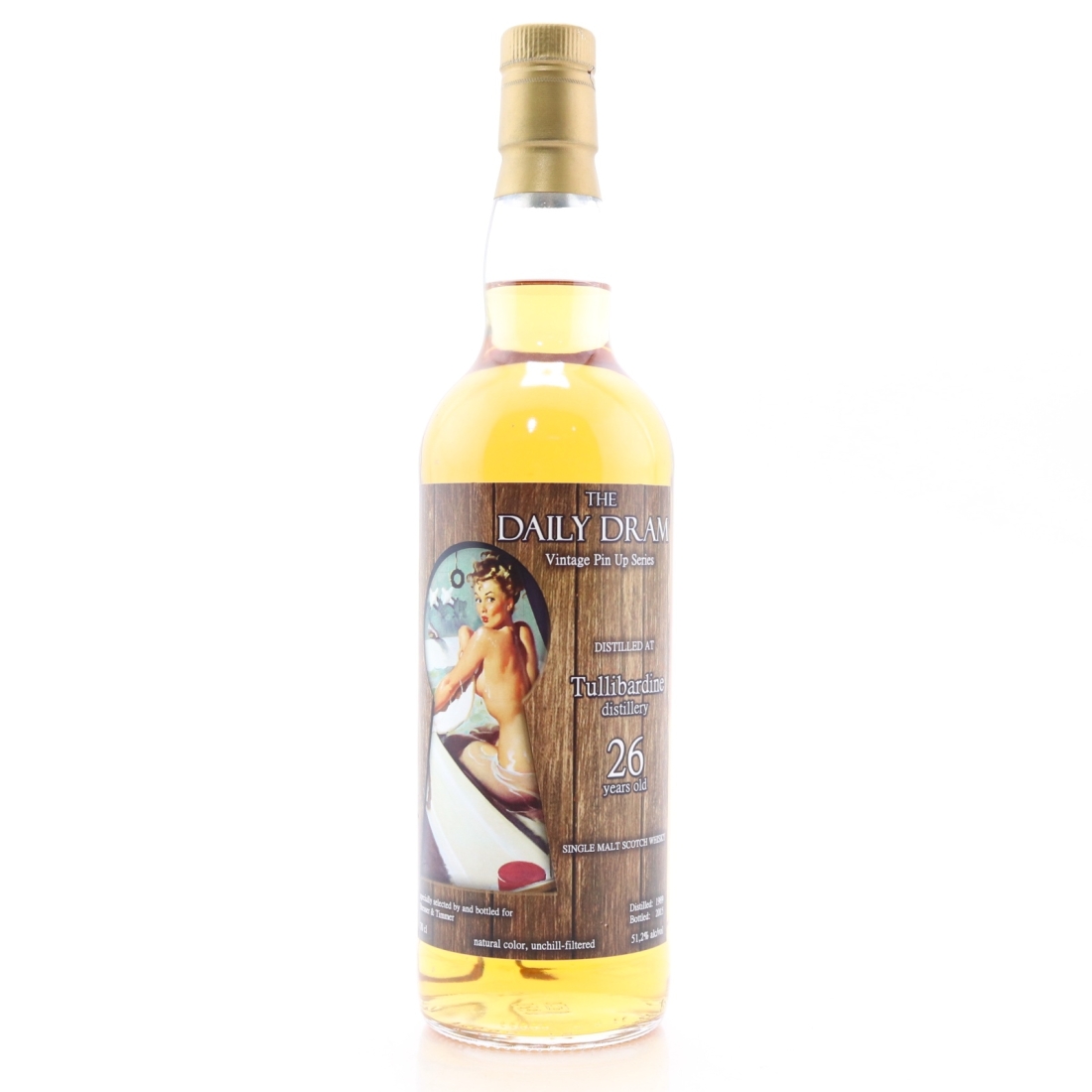 Tullibardine 1989 The Daily Dram 26 Year Old / Vintage Pin Up Series