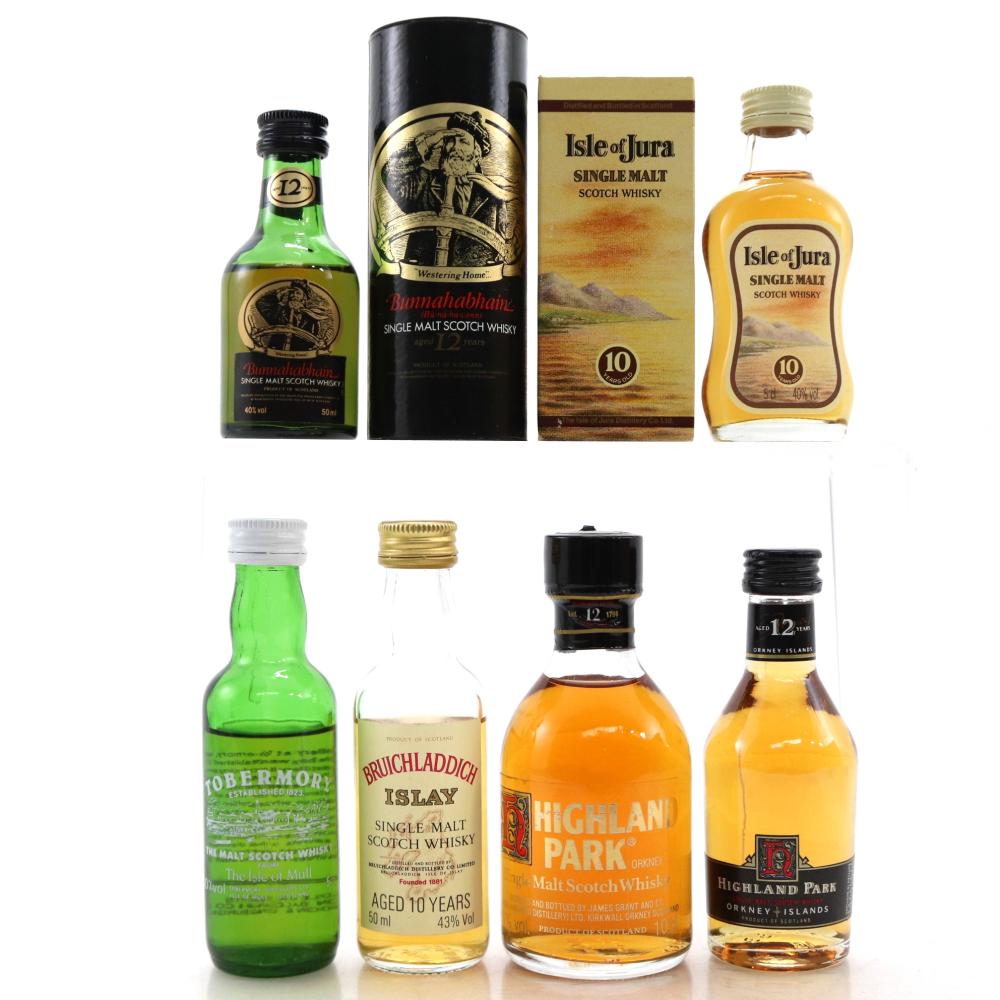 Island Miniature Selection x 6 / including Highland Park 12 Year Old 10cl