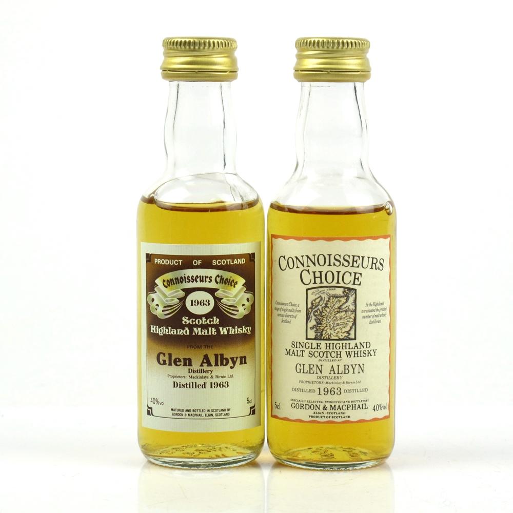 Glen Albyn 1963 Gordon and MacPhail 2 x 5cl