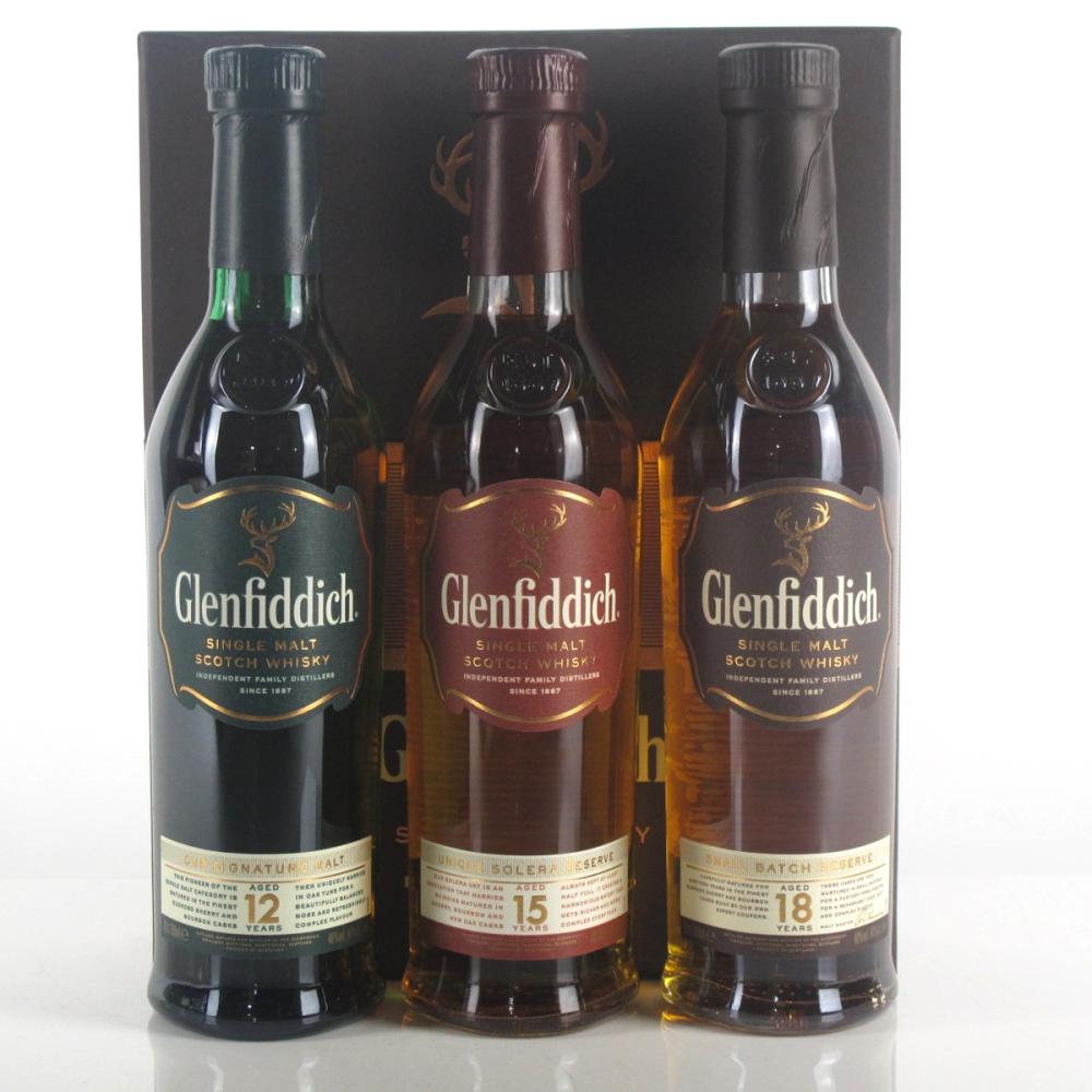 Glenfiddich Gift Pack 3 x 20cl