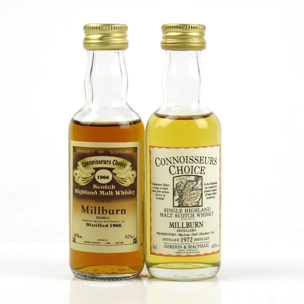 Millburn 1966 and 1972 Gordon and MacPhail 2 x 5cl