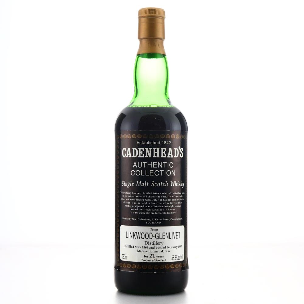 Linkwood 1969 Cadenhead's 21 Year Old 75cl