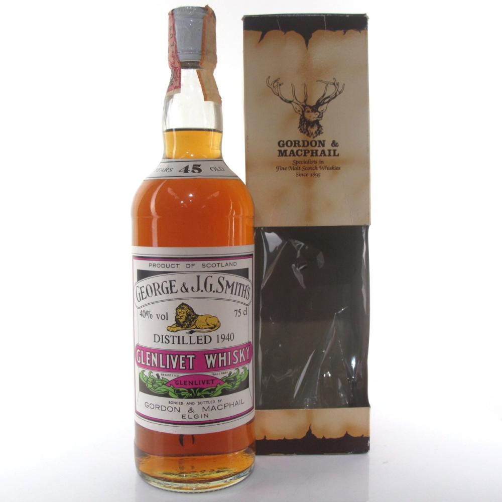 Glenlivet 1940 Gordon and MacPhail 45 Year Old