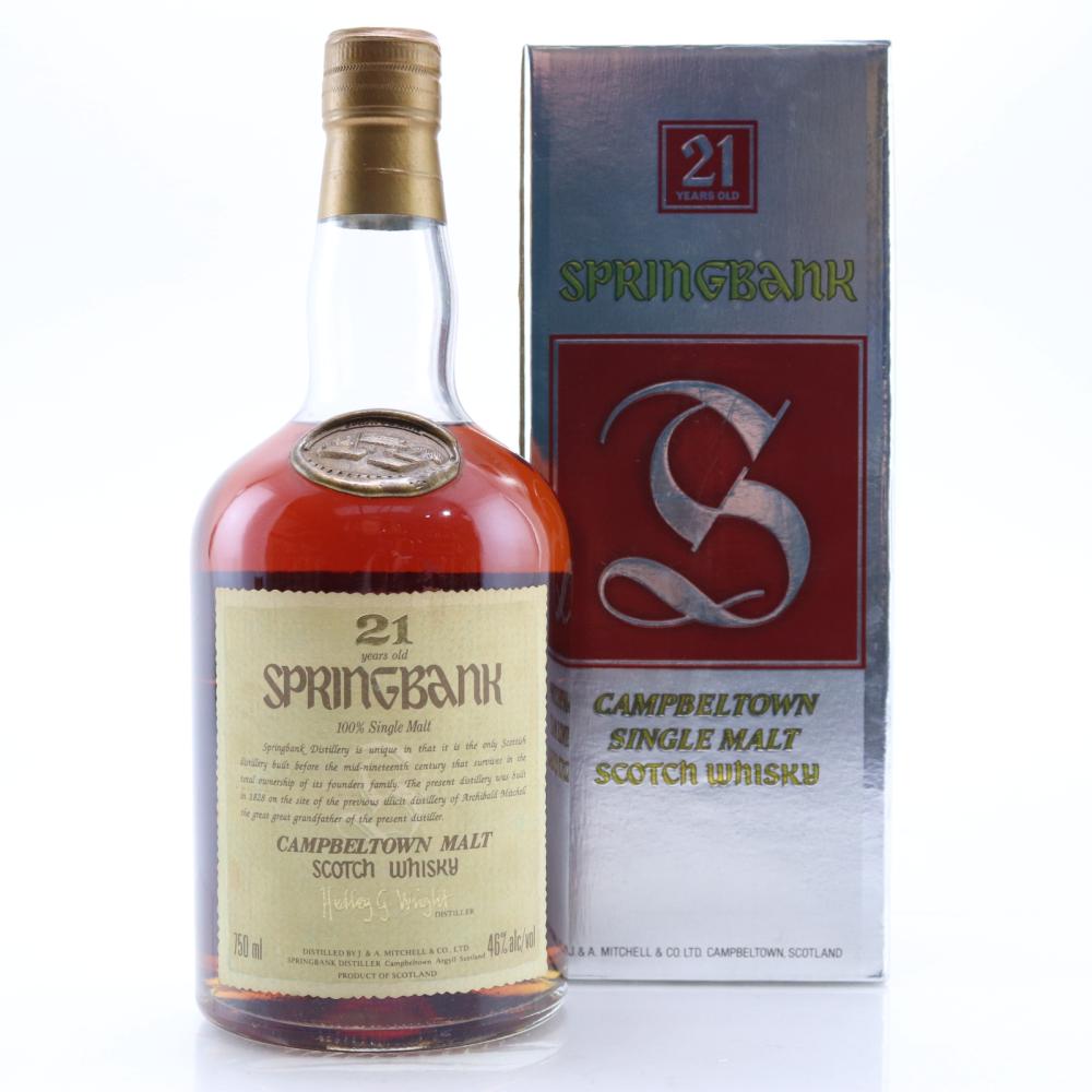 Springbank 21 Year Old Hedley G. Wright 75cl / US Import