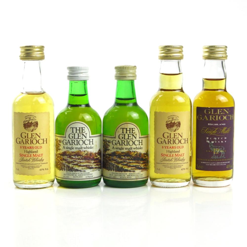 Glen Garioch Miniature Selection 5 x 5cl / Including 1970s