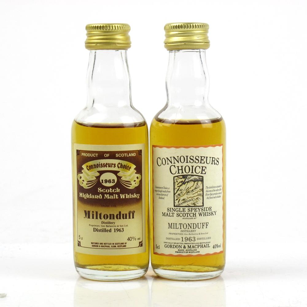 Miltonduff 1963 Gordon and MacPhail 2 x 5cl