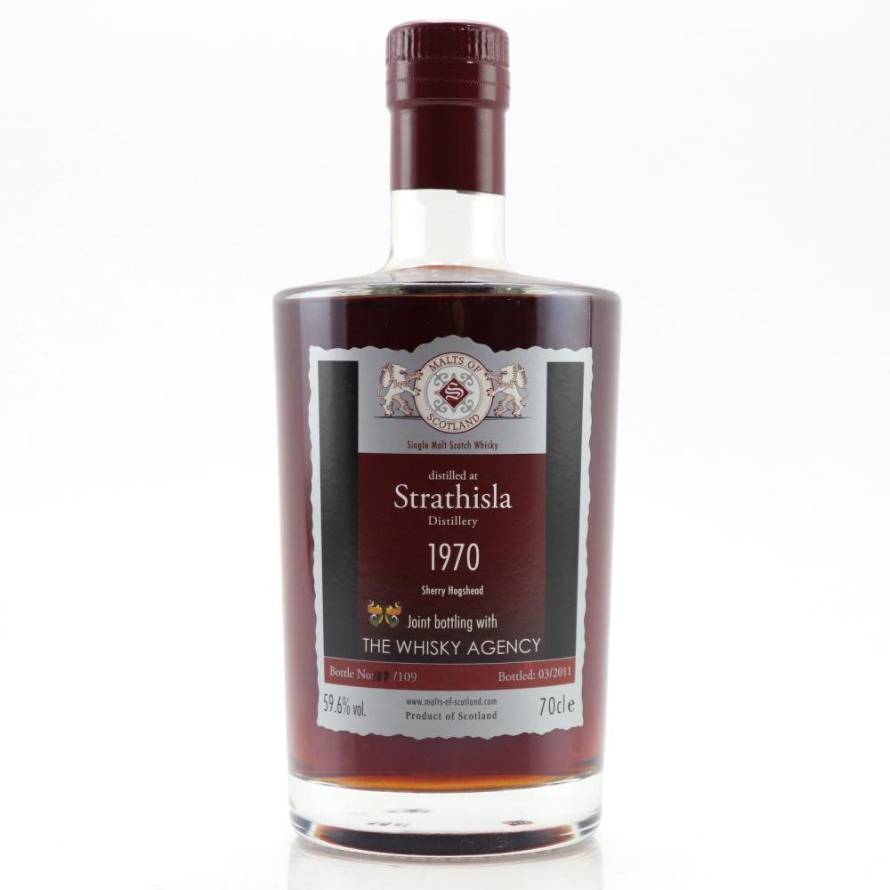 Strathisla 1970 Malts of Scotland 40 Year Old / Whisky Agency
