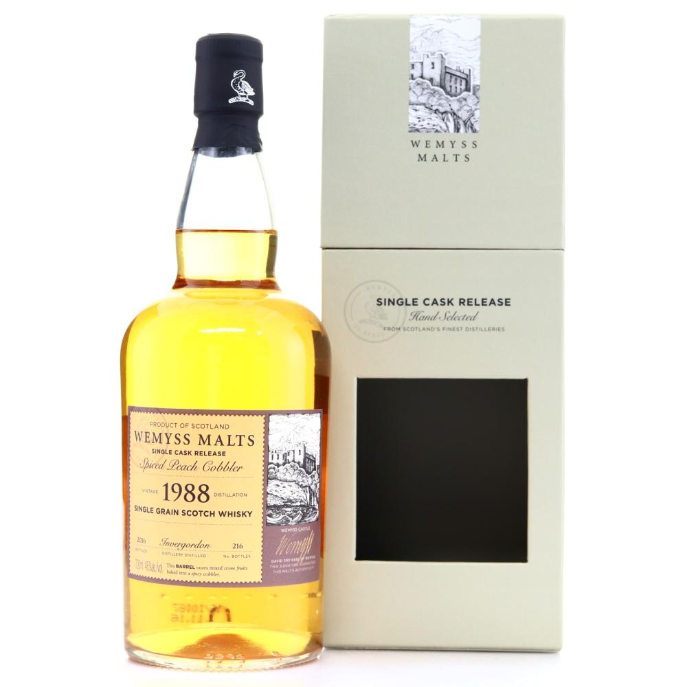 Invergordon 1988 Wemyss Malt / Spiced Peach Cobbler