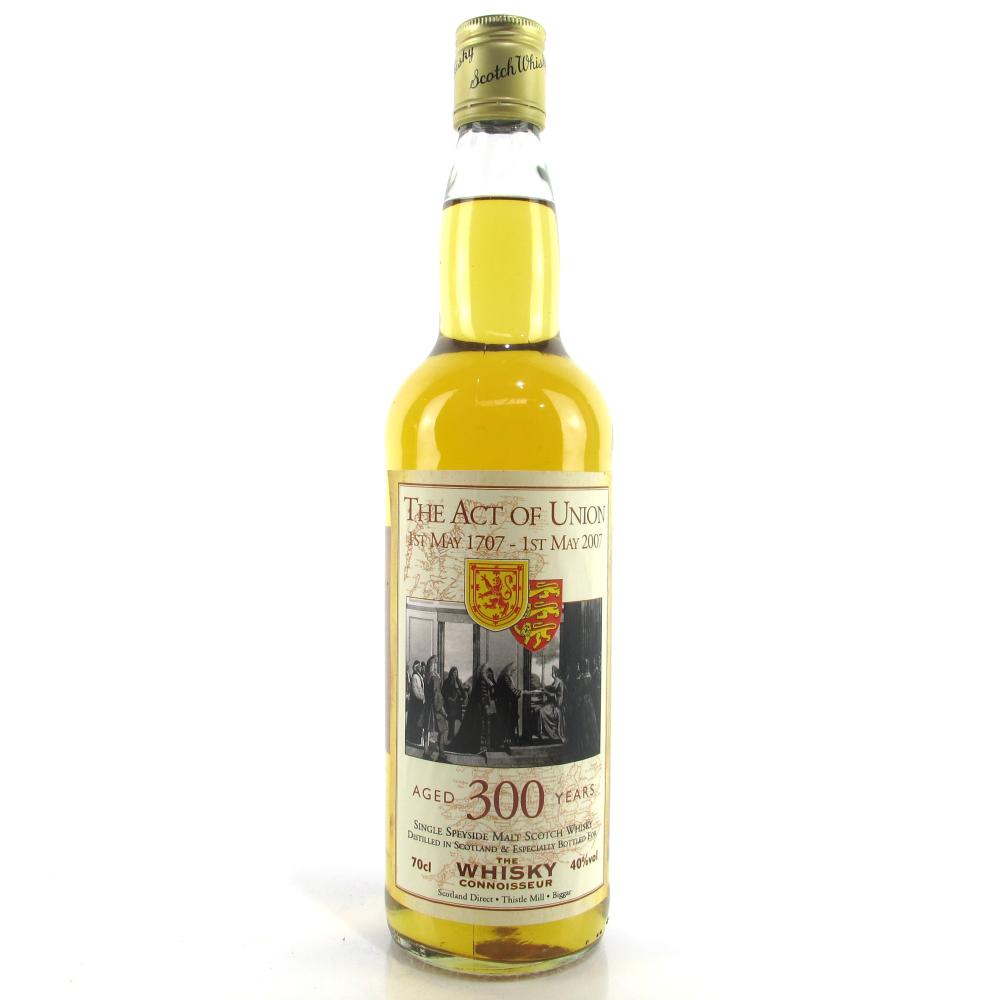 Speyside Single Malt Whisky Connoisseur / 300th Anniversary of Act of Union