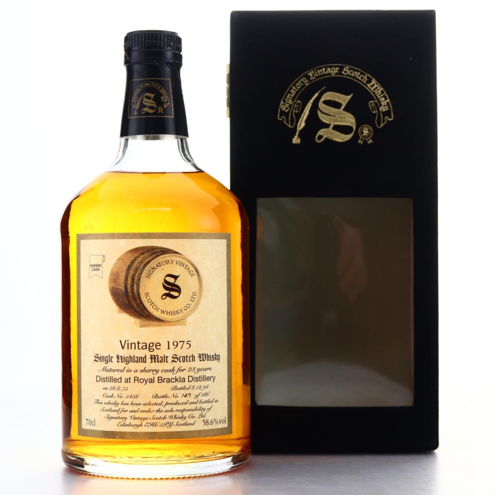 Royal Brackla 1975 Signatory Vintage 23 Year Old