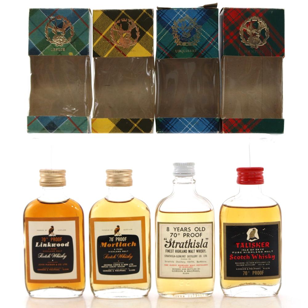 Gordon and MacPhail Miniature Selection 4 x 5cl 1970s