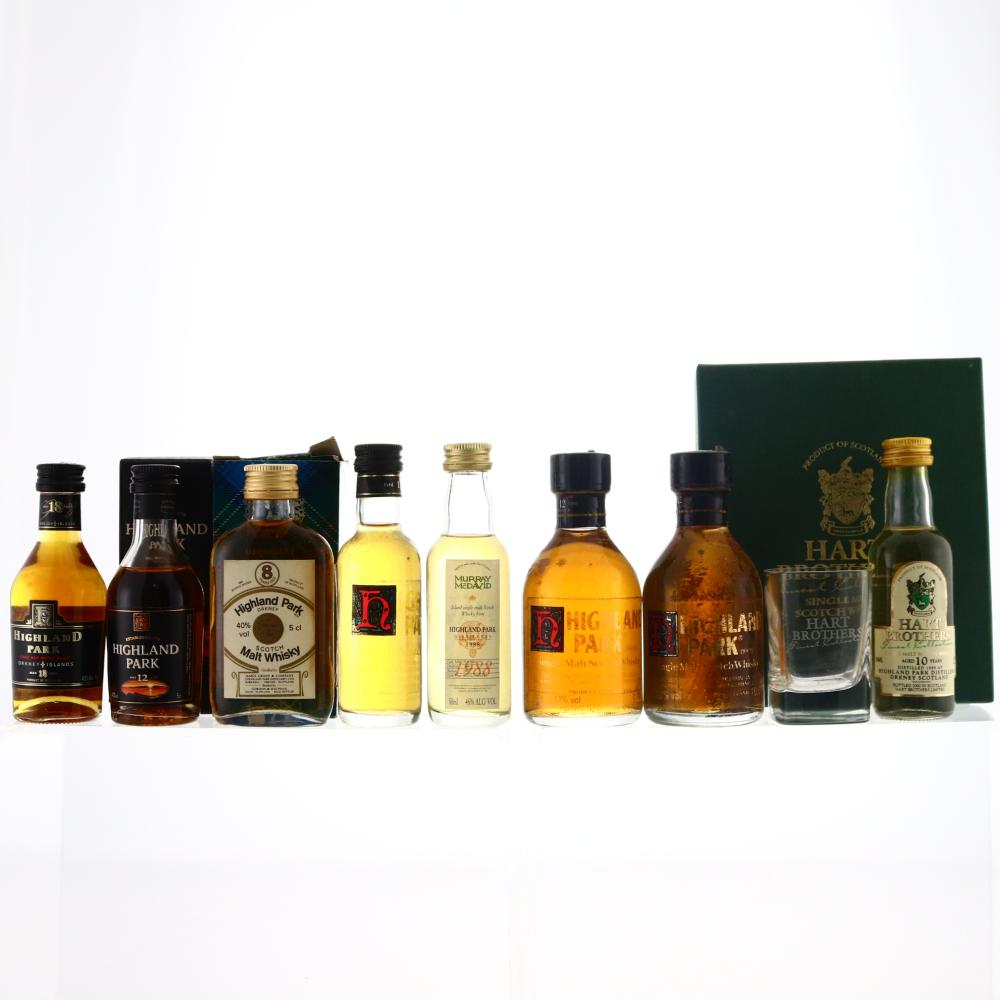 Highland Park Miniature Selection x 8 / includes 18 Year Old