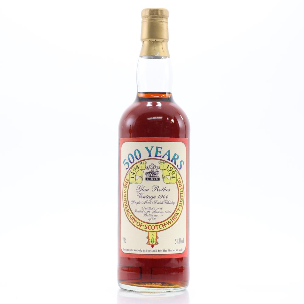 Glenrothes 1966 Master of Malt 500 Years #13512