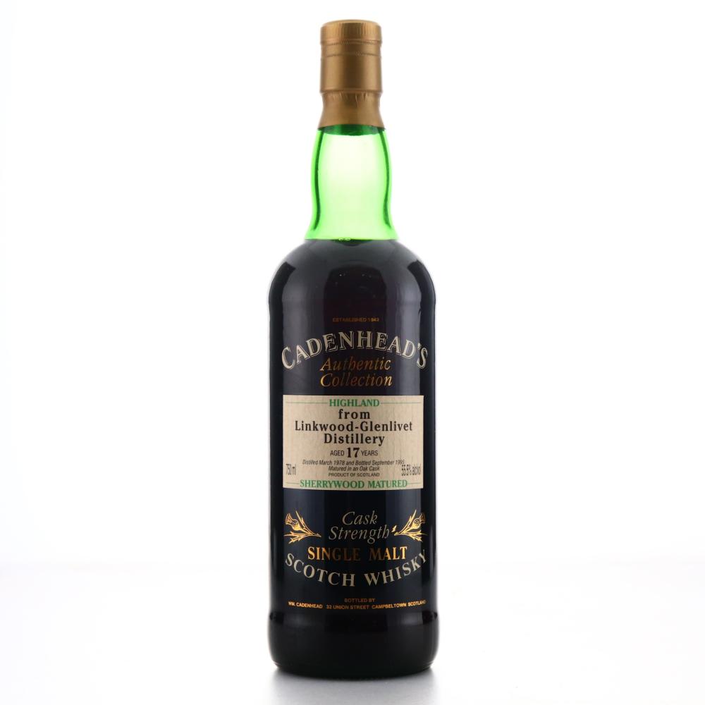 Linkwood 1978 Cadenhead's 17 Year Old Sherry Wood 75cl / US Import