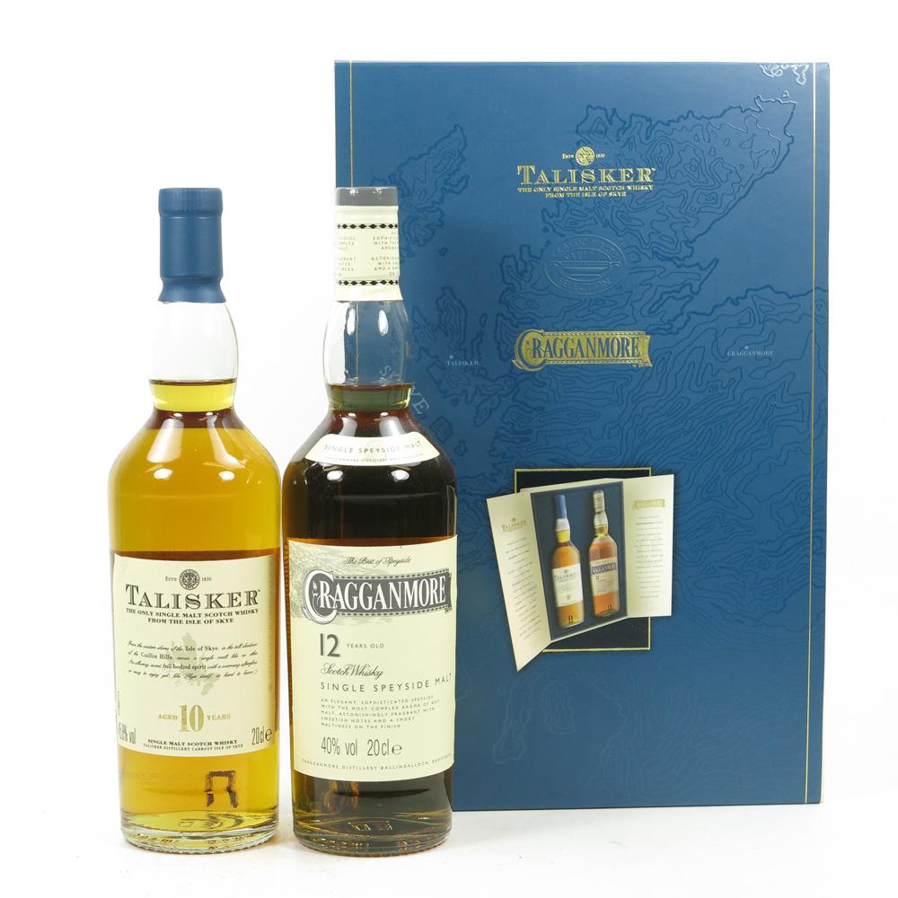 Cragganmore and Talisker gift set 2 x 20cl
