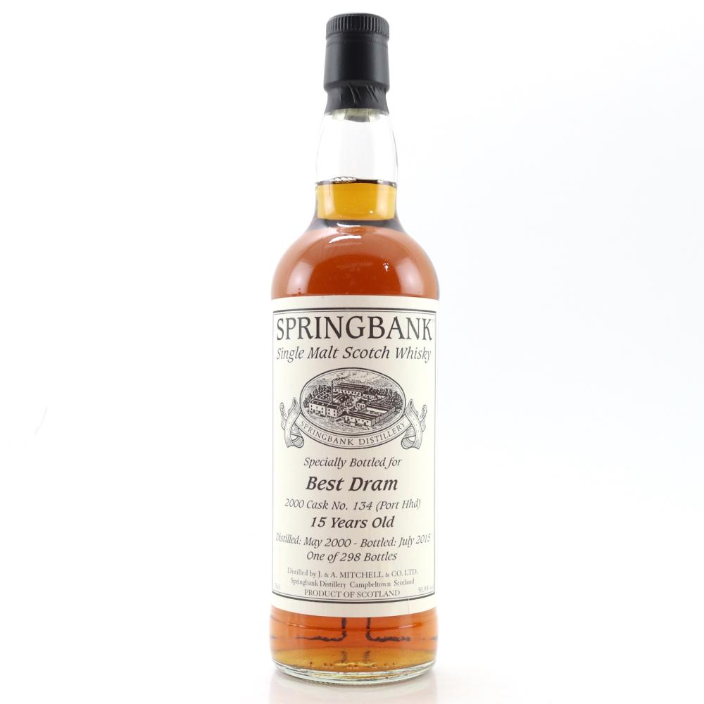 Springbank 2000 Single Cask 15 Year Old / Best Dram