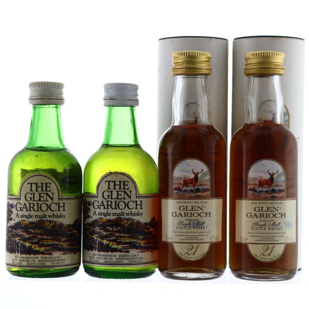 Glen Garioch Miniature Selection x 4 / includes 21 Year Old